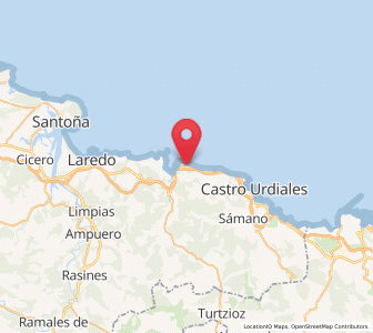 Map of Islares, Cantabria