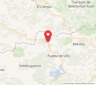 Map of Isoba, Castille and León