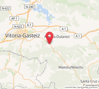 Map of Ixona / Hijona, Basque Country