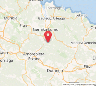 Map of Izabale, Basque Country