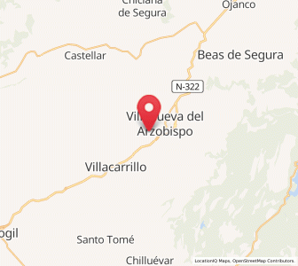 Map of Iznatoraf, Andalusia