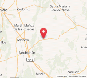 Map of Jemenuño, Castille and León