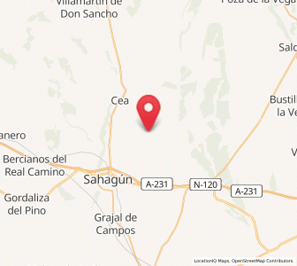 Map of Joara, Castille and León