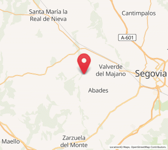 Map of Juarros de Ríomoros, Castille and León