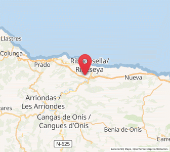 Map of Junco, Asturias