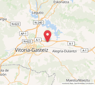 Map of Jungitu, Basque Country