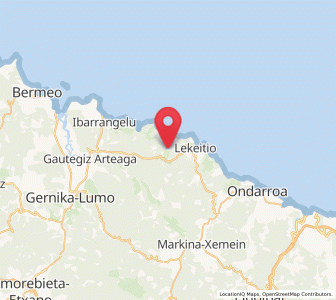 Map of Kortazar, Basque Country