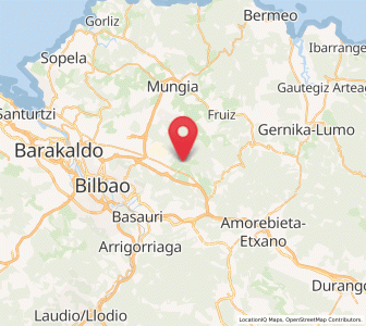 Map of Kurtzea, Basque Country