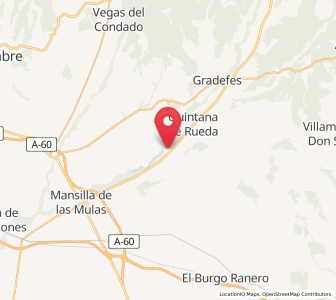 Map of La Aldea del Puente, Castille and León