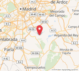 Map of La Aldehuela, Madrid