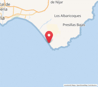 Map of La Almadraba de Monteleva, Andalusia