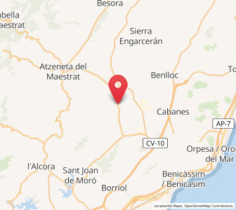 Map of La Barona, Valencia