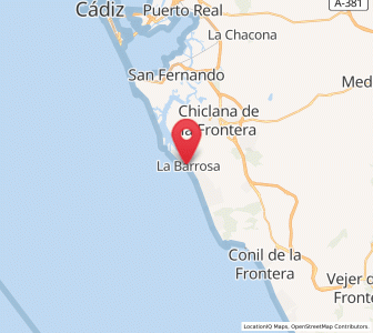 Map of La Barossa, Andalusia