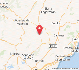 Map of La Baseta, Valencia