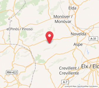 Map of La Boquera, Valencia