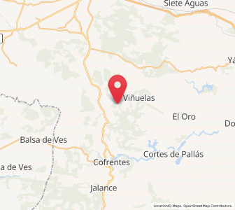 Map of La Cabezuela, Valencia