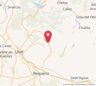 Map of La Cañada, Valencia