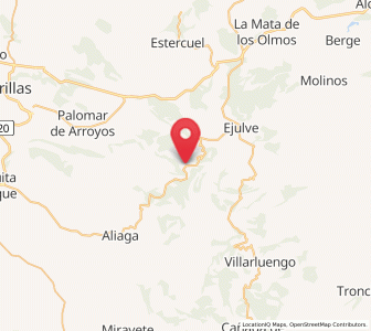 Map of La Cañadilla, Aragon