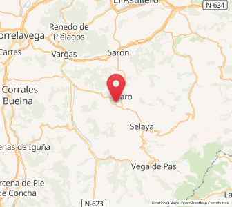 Map of La Canal, Cantabria
