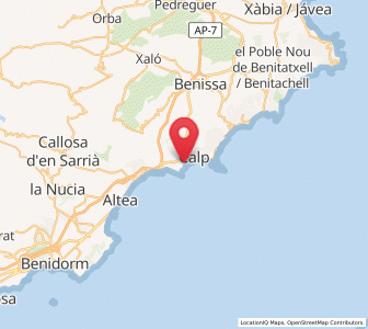 Map of la Canuta, Valencia