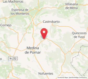 Map of La Cerca, Castille and León