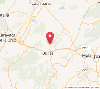Map of La Copa, Murcia