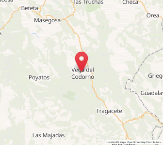 Map of La Cueva, Castille-La Mancha