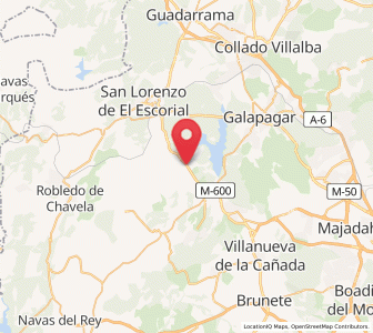 Map of La Esperanza, Madrid