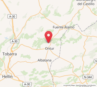 Map of La Florida, Castille-La Mancha