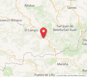 Map of La Foz, Asturias