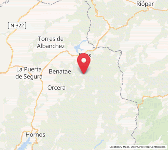 Map of La Fresnedilla, Andalusia