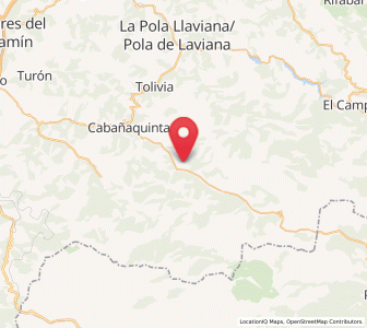 Map of La Fuente, Asturias