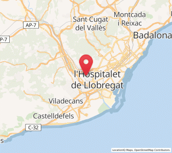 Map of La Gabarra, Catalonia
