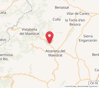 Map of La Garrofera, Valencia