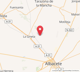 Map of La Grajuela, Castille-La Mancha