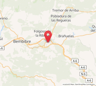 Map of La Granja de San Vicente, Castille and León