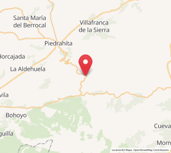Map of La Herguijuela, Castille and León