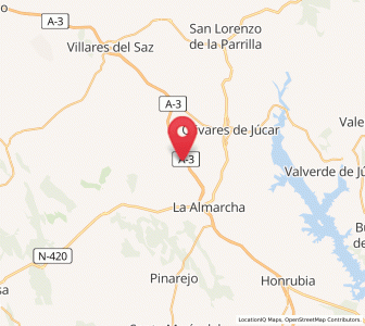 Map of La Hinojosa, Castille-La Mancha