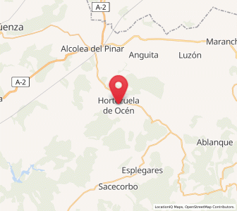 Map of La Hortezuela de Océn, Castille-La Mancha
