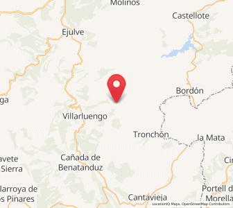 Map of La Hoya, Aragon