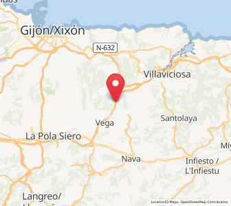 Map of La Huelga, Asturias