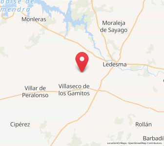 Map of La Huérfana, Castille and León