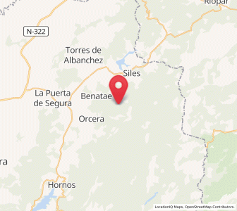Map of La Hueta, Andalusia