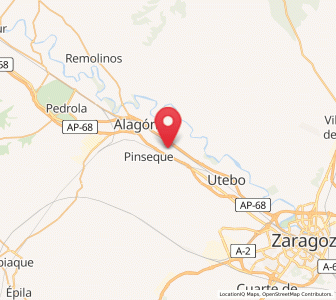 Map of La Joyosa, Aragon