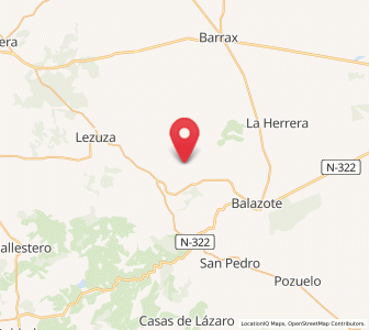 Map of La Junquera, Castille-La Mancha