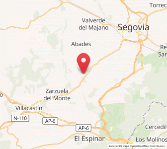 Map of La Laguna, Castille and León