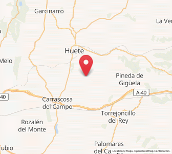 Map of La Langa, Castille-La Mancha