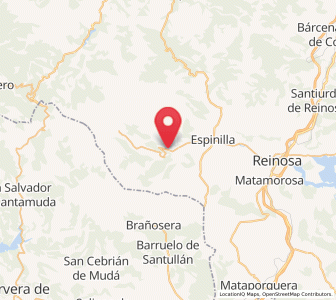 Map of La Lomba, Cantabria