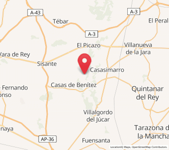 Map of La Losa, Castille-La Mancha