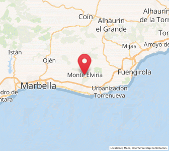 Map of La Mairena, Andalusia